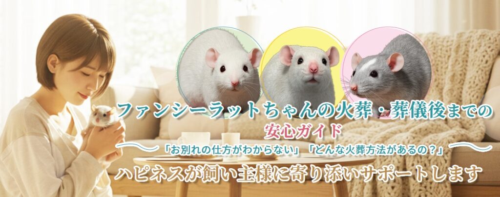 ファンシーラットちゃんの火葬・葬儀後までの安心ガイド