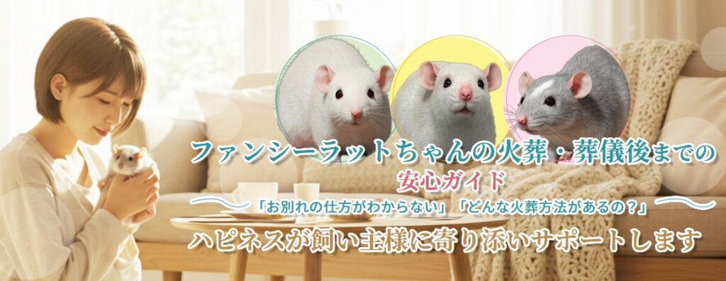 ファンシーラットちゃんの火葬・葬儀後までの安心ガイド