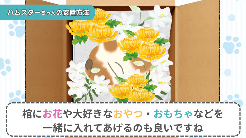 ハムスターの安置方法⑤