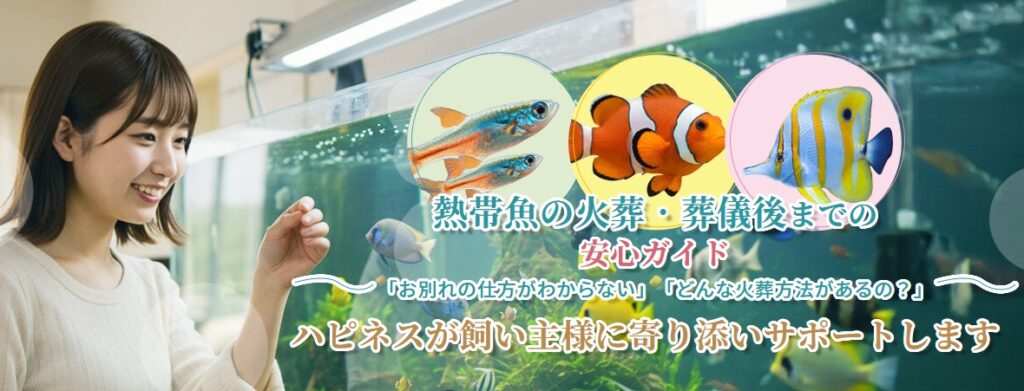 熱帯魚の火葬・葬儀後までの安心ガイド
