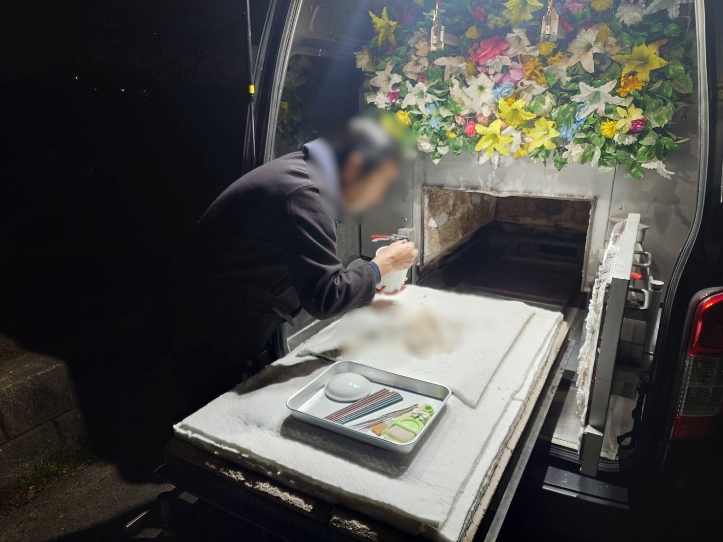 「穏やかに旅立たれた猫ちゃんを個別火葬プレミアムでお見送りしたケース」写真