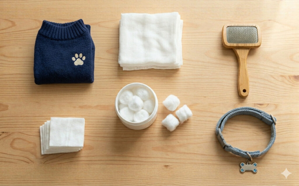 愛犬のためのお手入れ道具